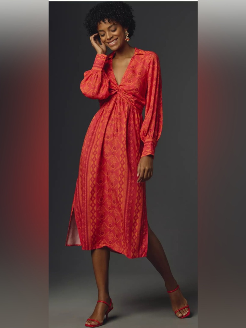 Anthropologie x Farm Rio dress